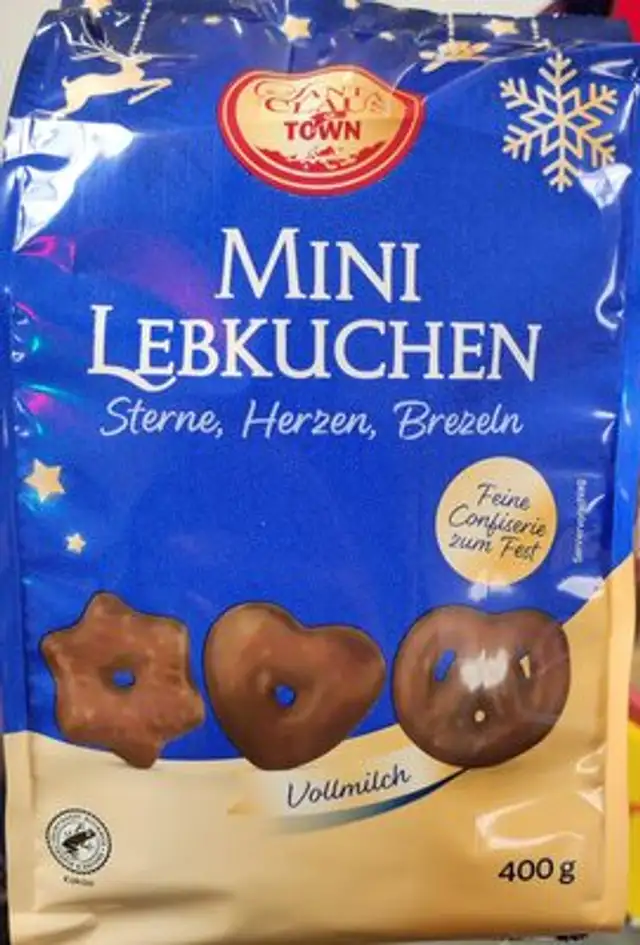 Mini-Sterne Herzen Brezeln - Vollmilch front packaging