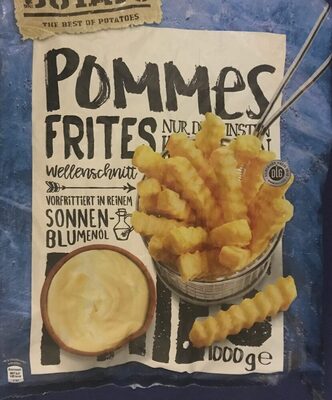 Pommes Frites Wellenschnitt