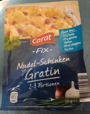 Nudel-Schinken Gratin