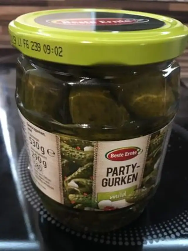 Gewürzgurken front packaging