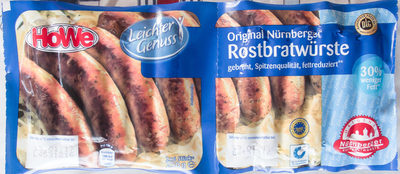 Original Nürnberger Rostbratwürste front packaging