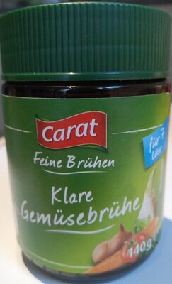 Klare Gemüsebrühe front packaging