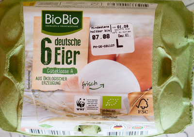 6 deutsche Eier