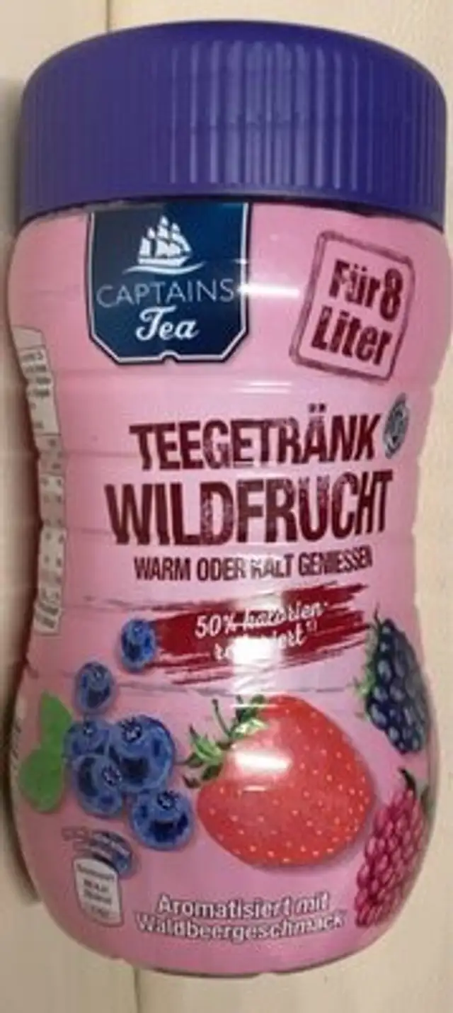 Captains Tea Für 8 Liter Teegetränk Pfirsich