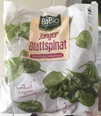 junger Blattspinat, nur noch 1 Portion front packaging