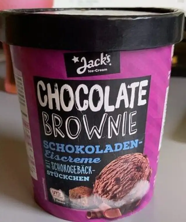Chocolate Brownie Schokoladen-Eiscreme