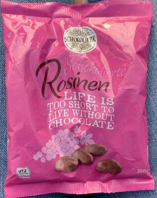 Schokolierte Rosinen
