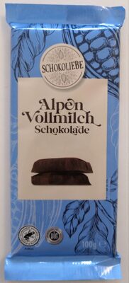 Alpen Vollmilch Schokolade, (mindestens 30% Kakao)
