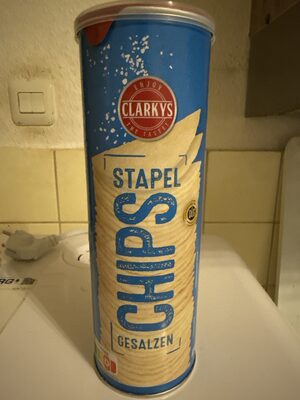 Stapelchips gesalzen