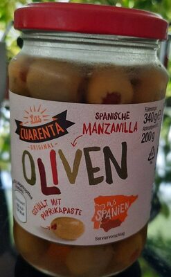 Oliven gef.Paprika grün