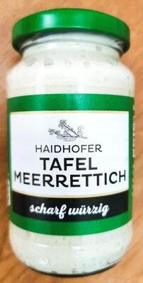 Tafel Meerrettich, scharf würzig
