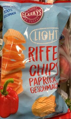 Riffel Chips Paprika (light) front packaging