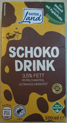 Schoko Drink front packaging