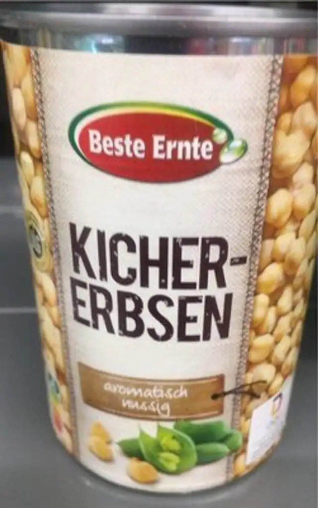 Kichererbsen front packaging