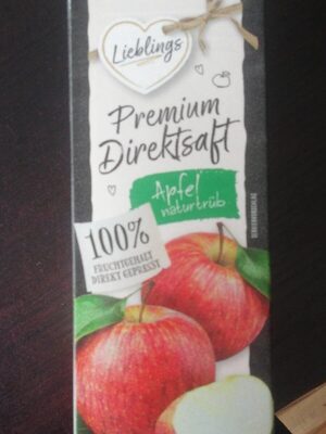 Apfel-Direktsaft, naturtrüb, Lieblings