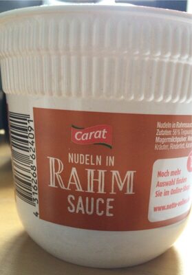 Nudeln in Rahmsauce u. A.