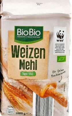 Weizenmehl Type 550 front packaging