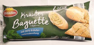 Kräuter Baguette, tiefgefroren