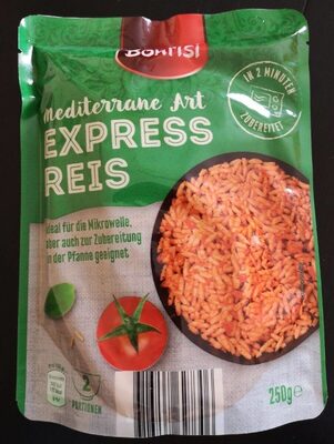 Express Reis mediteran front packaging
