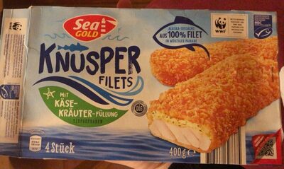 Knusper filets front packaging