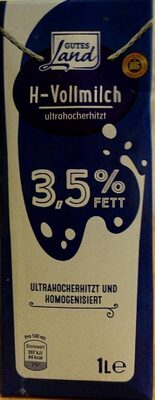 Haltbare-Vollmilch front packaging