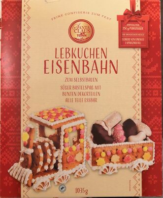 Lebkuchen-Eisenbahn zum Selbstbauen front packaging