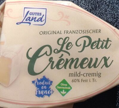 Le Petit Cremeux front packaging