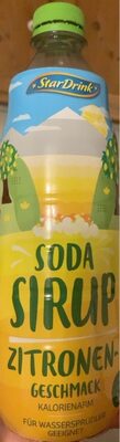 Soda Sirup Zitronengeschmack