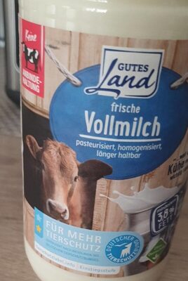 Frische Vollmilch front packaging
