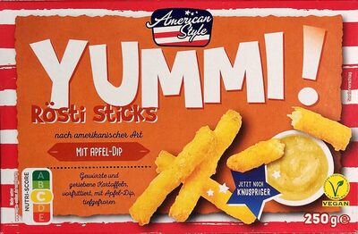 Yummi - Rösti-Sticks mit Apfel-Dip
