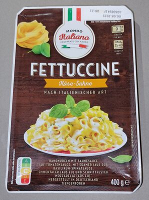 Fettuccine Käse-Sahne front packaging
