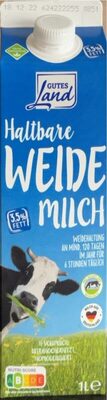 Haltbare Weide Milch front packaging