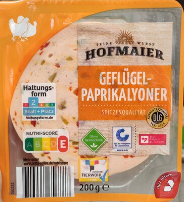 Geflügel-Paprikalyoner