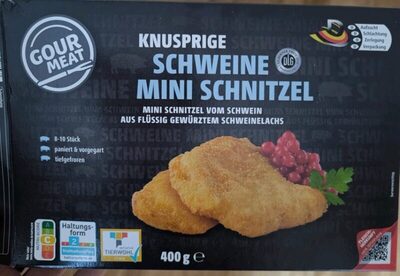 knusprige Schweine Mini Schnitzel