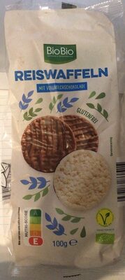 Reiswaffeln mit Vollmilchschokolade