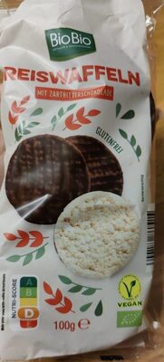 Reiswaffeln mit Zartbitterschokolade