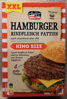 Hamburger Patties King Size XXL