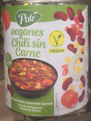 Veganes Chili sin Carne front packaging