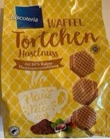 Waffel Törtchen Haselnuss