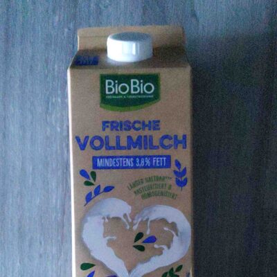 Frische Vollmilch, 3,8 % Fett