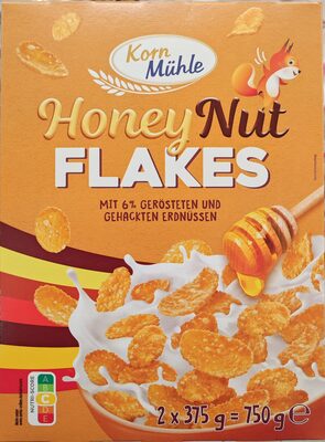 Honey Nut Flakes, Korn Mühle, Netto