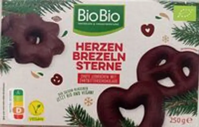 Bio-Lebkuchen - Herzen, Brezeln, Sterne
