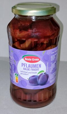 Pflaumen halbe Frucht, leicht gezuckert