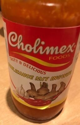 Cholimex Chilisauce Mit Ingwer front packaging