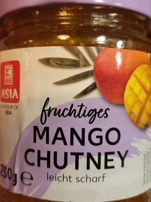 Fruchtiges Mango Chutney front packaging