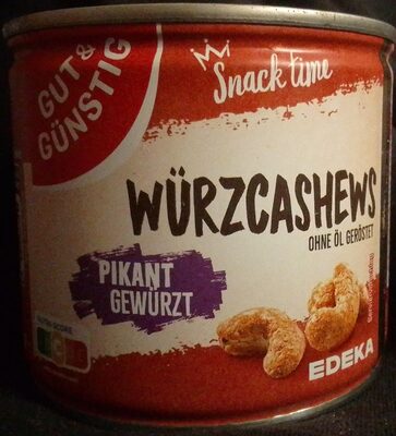 Würzcashews pikant gewürzt