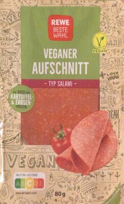 Veganer Aufschnitt Typ Salami