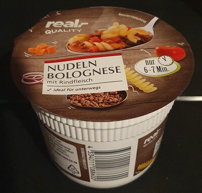 Nudeln Bolognese mit Rindfleisch