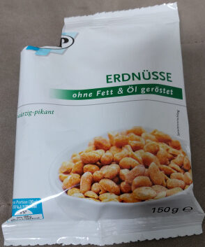 Erdnüsse ohne Fett & Öl geröstet
