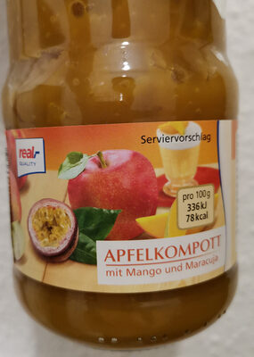 Apfelkompott mit Mango und Maracuja